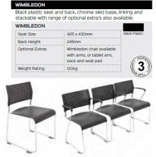 Wimbledon Chair Range And Specifications